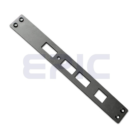 Ответная планка для электомеханических цифровых дверных замков EPIC MORTISE PLATE_mounting_plate_for_the_electro_mechanical_digital_door_locks_epic_systems_mortise-plate-information_security